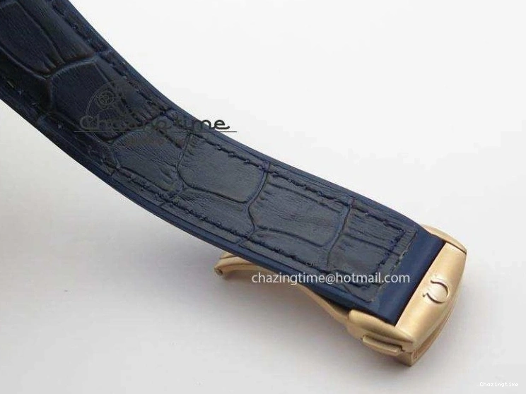 0513 GoodFit Seamaster Professional Chrono RG Blue Ceramic Blue Dial On Blue Gummy Strap A 8213